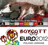 Felvonulás az ukrajnai állatkínzások ellen